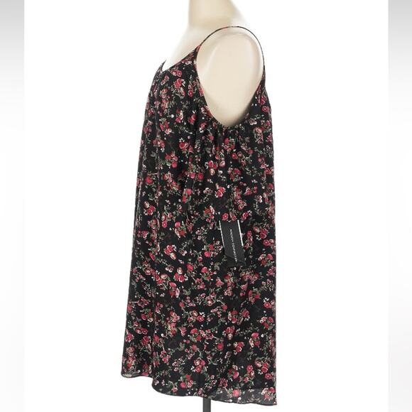 French Connection Anastasia Floral Cold Shoulder Mini Dress - Picture 8 of 11